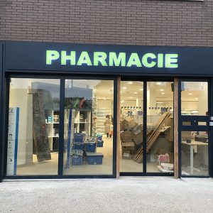 Caissons simple face lumineux