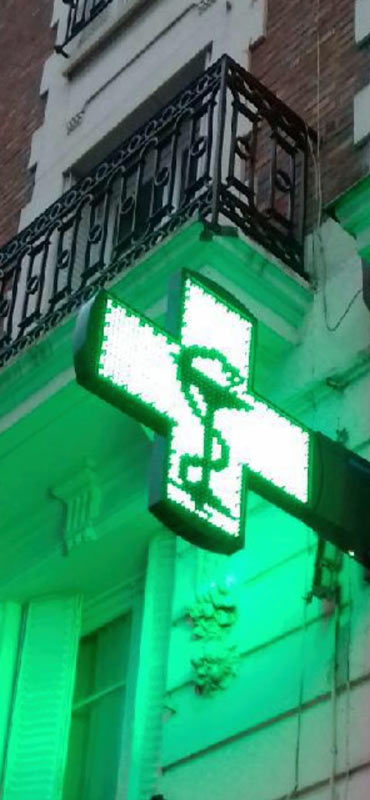 Pharmacie croix lumineuse