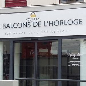 Caissons simple face non lumineux