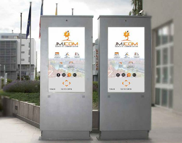 Ecran tactile extérieur