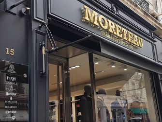 Lettres en reliefs Moreteau