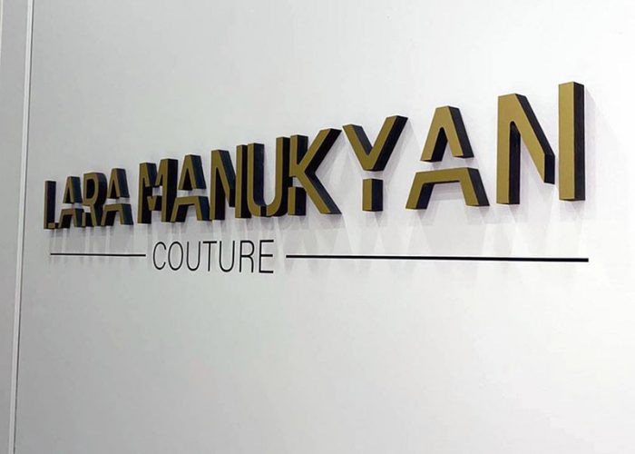 Signalétique lara manukyan couture